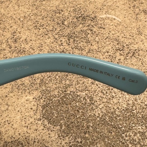 Gucci GG1401S 004 Light Blue Brand New Women's Sunglasses - Picture 13 of 16